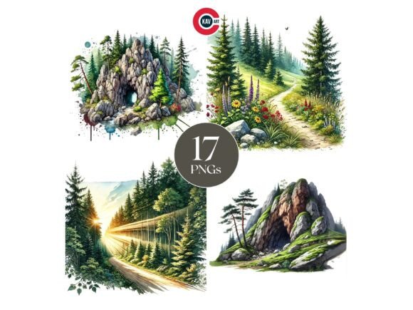 Bring the Outdoors In with Nature Scene Hiking Trails and Mountains