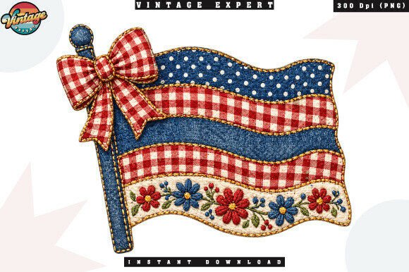 Crafting a Patriotic Vibe with This Patchwork Design
