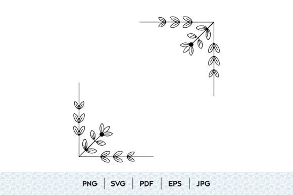 Elegant Floral Corner Border SVG: A Designer's Guide