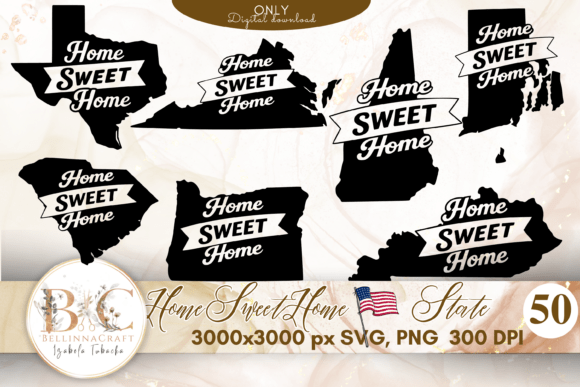 Home Sweet Home USA State SVG Bundle: A Designer's Guide